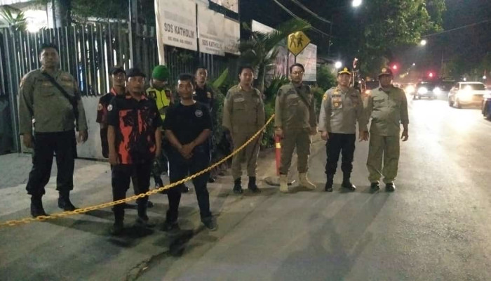 Sinergitas Bersama Amankan Paskah Di Krian Sidoarjo