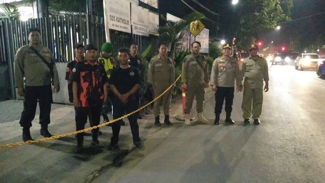 Sinergitas Bersama Amankan Paskah di Krian Sidoarjo