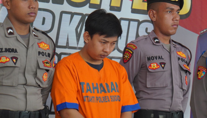 Satreskrim Polresta Sidoarjo Bekuk Pembunuh Kasir Kurang Dari 5 Jam, Ini Tampangnya