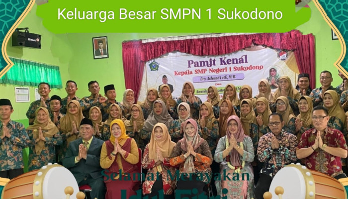 Keluarga Besar Smpn 1 Sukodono Mengucapkan Selamat Hari Raya Idhul Fitri 1445 H
