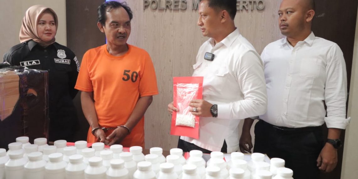 Jaringan Narkoba Antar Kota di Jatim, disikat Polres Mojokerto