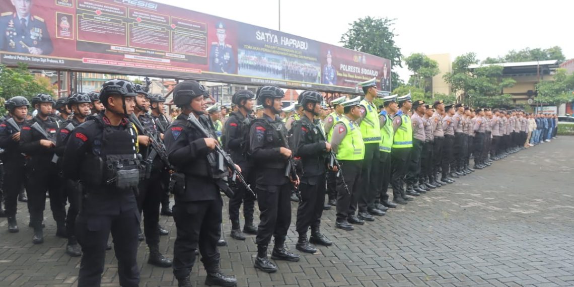 1.200 Polisi Siap Amankan Perayaan Idul Fitri di Sidoarjo