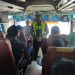 Polisi Memberikan Himbauan Keselamatan Kepada Sopir dan Penumpang Bus