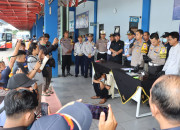 Polres Tulungagung Amankan Sopir Bus Jurusan Blitar – Lampung Positif Narkoba Di Terminal Gayatri