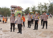 Polres Pacitan Siagakan Personel Di Sejumlah Objek Wisata Pastikan Pengunjung Aman Dan Nyaman