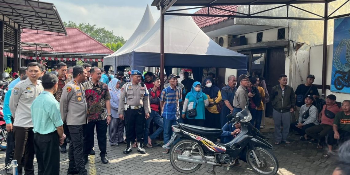 Usai Libur Lebaran, Kapolresta Sidoarjo Cek Pelayanan Samsat