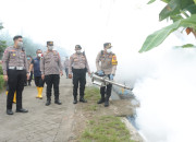 Antisipasi Penyebaran Penyakit Dbd, Forkopimda Mojokerto Laksanakan Fogging Serentak
