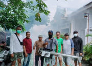 Kolaborasi Pemdes Dan Pemangku Wilayah Bukit Bambe Laksanakan Fogging 
