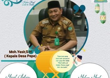 Pemerintah Desa Pepe Mengucapkan Selamat Hari Raya Idhul Fitri 1445 H