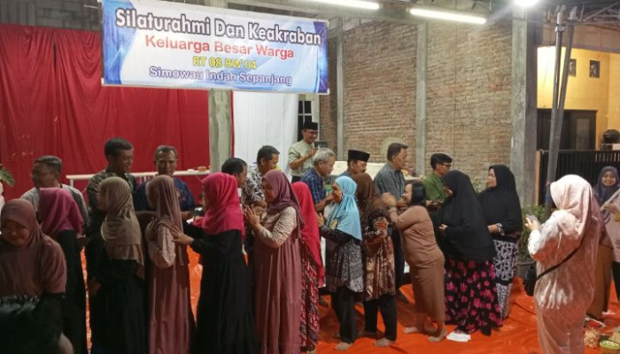 Warga Simowau Indah Rt 08 Gelar Halal Bihalal, Perkuat Silaturahmi 