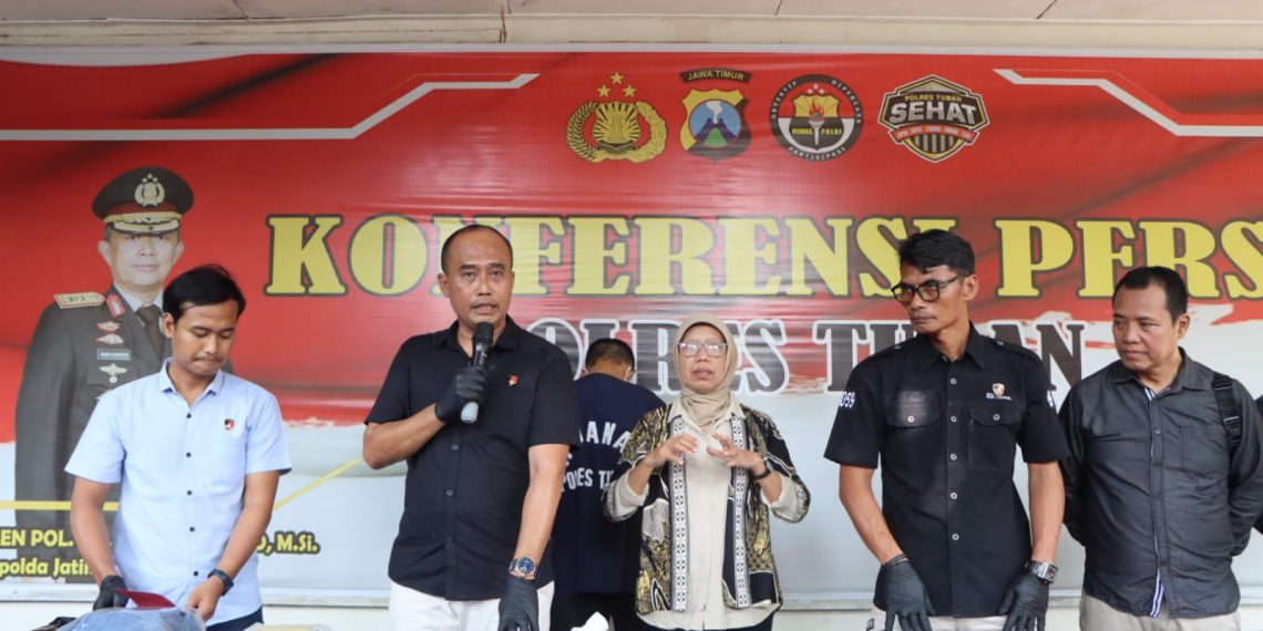 Pencuri Handphone yang Sempat Viral, di Ringkus Satreskrim Polres Tuban 