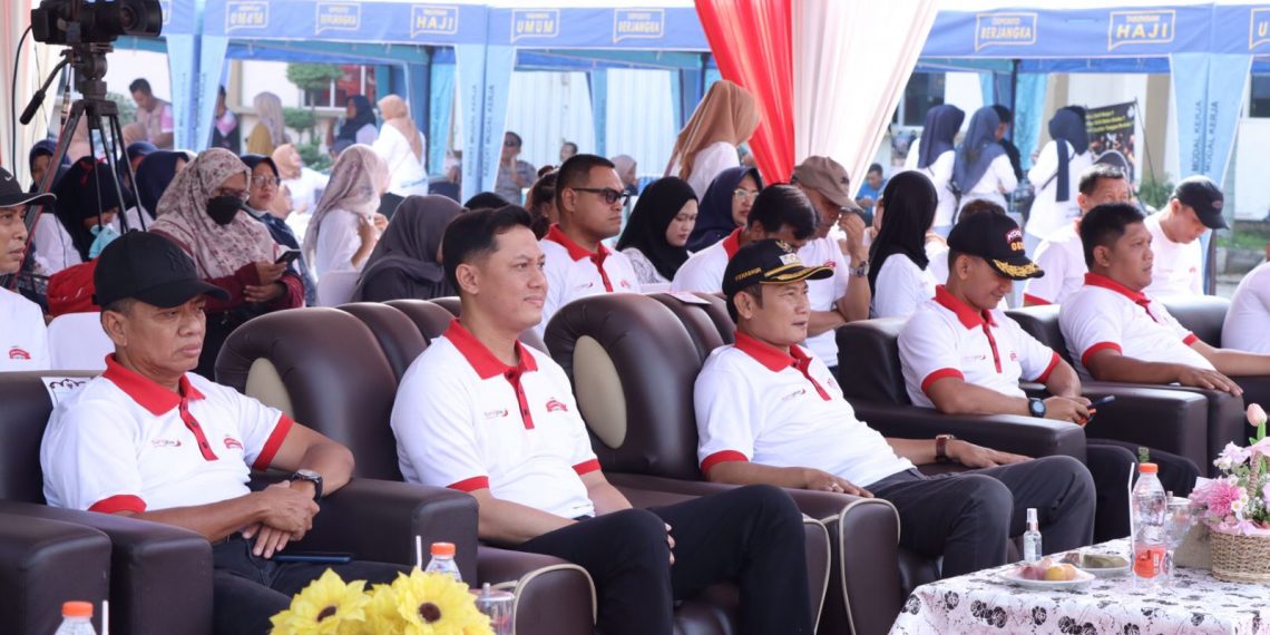 Hari Buruh Sedunia Forkopimda Lamongan bersama SPSI Gelar Deklarasi Damai 