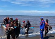 Satpolairud Polresta Banyuwangi Berhasil Selamatkan Dua Nelayan Pasuruan Di Perairan Bimorejo