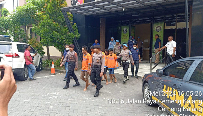 Tiga Sopir Pengguna Sabu, Dibekuk Satresnarkoba Polresta Sidoarjo 