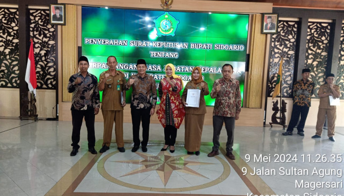 Ini Dua Kades Di Kecamatan Gedangan Yang Terpilih Mendapat Sk Perpanjangan Masa Jabatan 