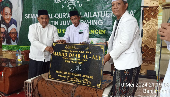 Masjid Daar’Al Aly Banjarpanji Diresmikan Abuya Kh Miftahul Akhyar, Rais Aam Pbnu