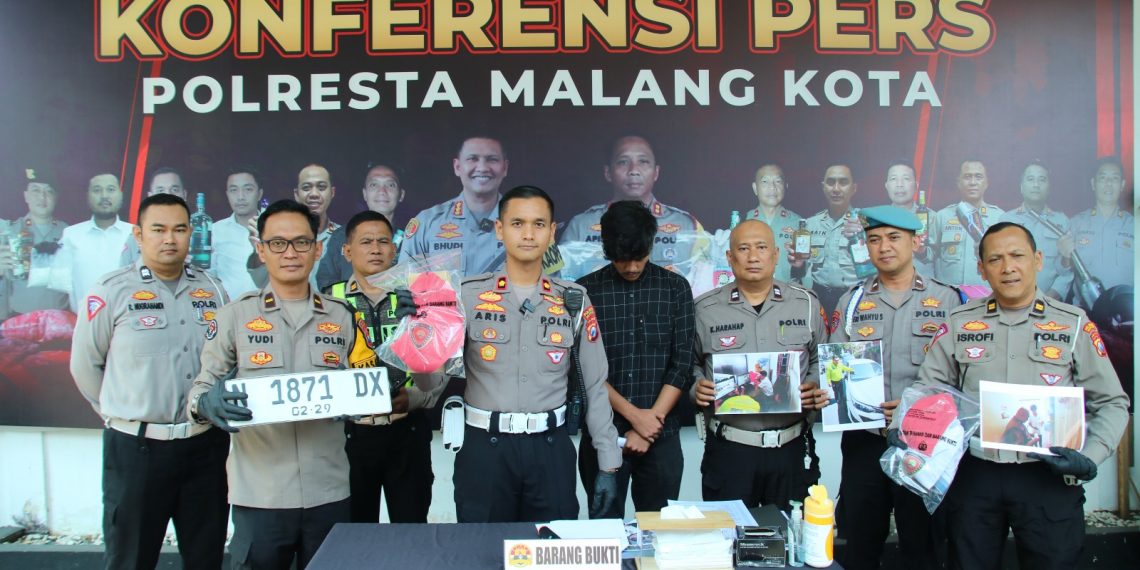 Kurang dari 7 Jam, Polisi Berhasil Amankan Tersangka Tabrak Lari Petugas Kebersihan Kota Malang