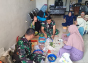 Suasana Hangat Antara Satgas Tmmd Dan Warga Desa, Memasak Bersama, Momentum Kebahagiaan