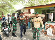 Proses Menuju Kebahagiaan, Rumah Baru Bagi Bu Umami Dan Bu Kasiati Melalui Tmmd Ke-120 Kodim 0816/Sidoarjo
