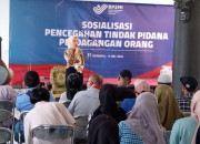 Bp2Mi Jatim Bersama Anggota Dpr Ri Komisi Ix Dr.hj Arzetti Bilbina Se M.a.p Gelar Sosialisasi Pencegahan Tppo