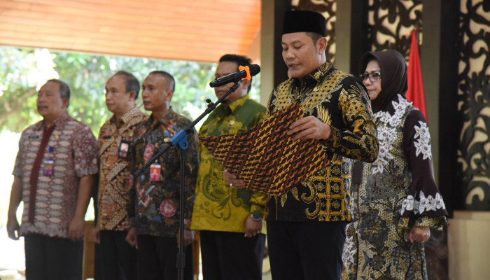 Plt. Bupati Sidoarjo Bersama Seluruh Kepala Opd Deklarasi Komitmen Antikorupsi