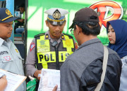 Ciptakan Kamseltibcarlantas, Satlantas Polres Pasuruan Laksanakan Ramp Check Armada Bus
