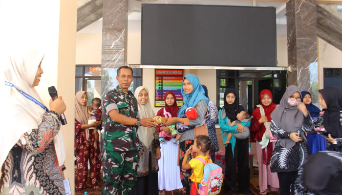 Generasi Sehat Bersama Satgas Tmmd 120 Kodim 0816/Sidoarjo Dalam Upaya Pencegahan Stunting