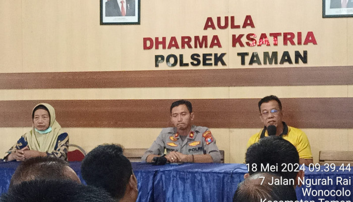 Tasyakuran Pelepasan Dua Personil Polsek Taman Memasuki Masa Purna Tugas
