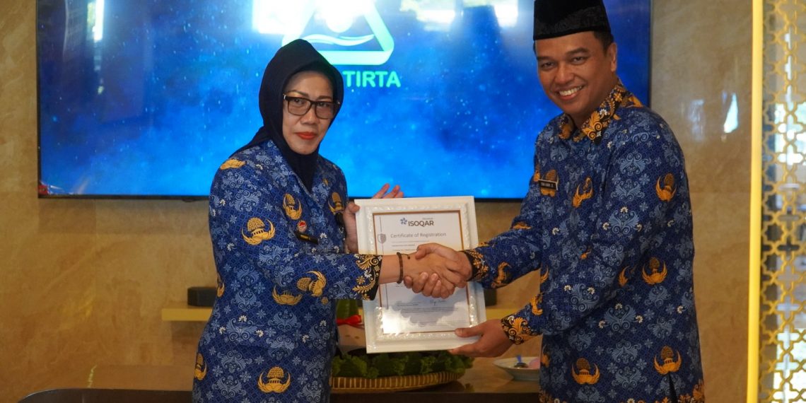 Perumda Delta Tirta Sidoarjo Raih Sertifikat ISO 9001:2015, Bukti Kerja Keras Internal Yang Semakin Baik dan Solid