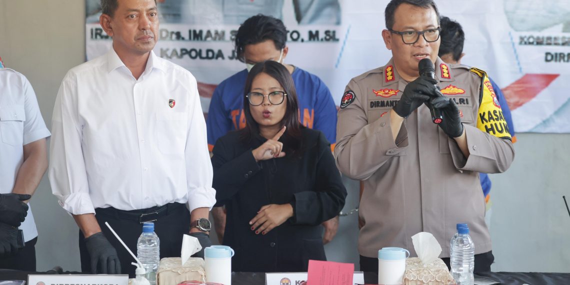 Polda Jatim Berhasil Membongkar Rumah Produksi Narkoba, Ribuan Gram Sabu dan Jutaan Butir Ekstasi Disita