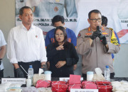 Polda Jatim Berhasil Membongkar Rumah Produksi Narkoba, Ribuan Gram Sabu Dan Jutaan Butir Ekstasi Disita
