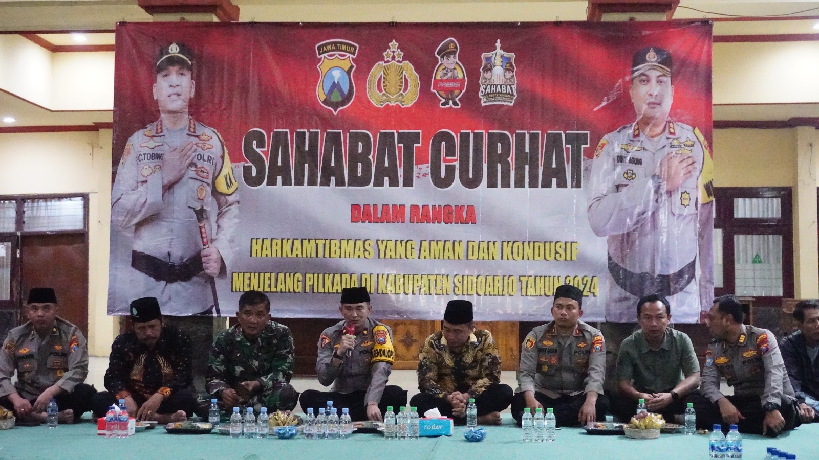 Sahabat Curhat di Krian, Ngobrol Gayeng Seputar Kamtibmas 