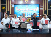 Ungkap Curanmor Polres Blitar Kota Berhasil Amankan Dua Tersangka Dan Tiga Kendaraan