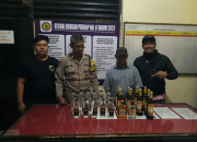 Peredaran Minuman Beralkohol Tanpa Izin Berhasil Di Ungkap Oleh Polsek Pandaan