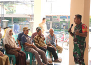 Bangun Kesadaran Bersama, Dansatgas Tmmd 120 Sidoarjo Sosialisasikan Nilai-Nilai Pancasila Di Desa Penambangan