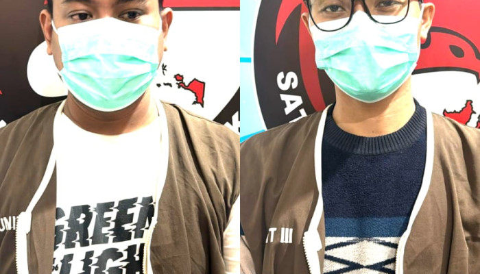 Polrestabes Surabaya Amankan 2 Orang Diduga Pengedar Narkoba Puluhan Paket Sabu Disita