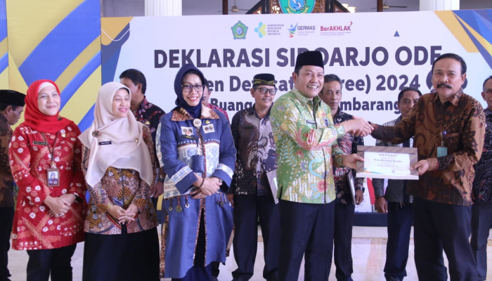 Tim Verifikasi Nyatakan Kabupaten Sidoarjo Layak Jadi Kabupaten Odf