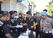 Polres Tuban Gelar Test Urine, Antisipasi Penyalahgunaan Narkoba