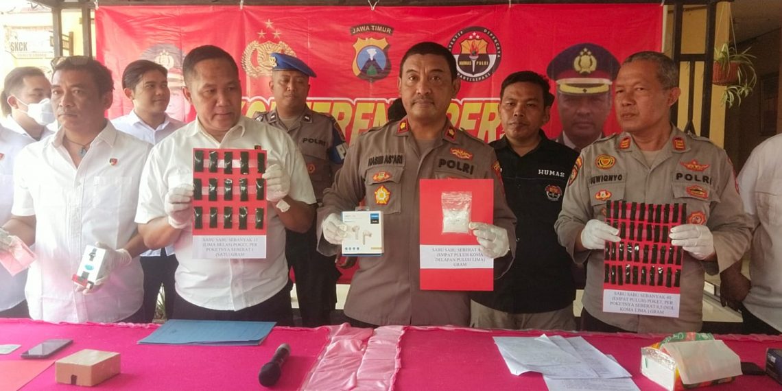 Ringkus Seorang Pengedar, Polisi Dapatkan Barang Bukti Sabu 75,85 Gram
