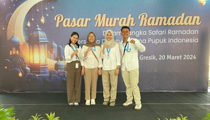 Ikuti Program Msib, Mahasiswa Mbkm Upn “Veteran“ Jawa Timur Berkontribusi Di Kegiatan Pasar Murah Oleh Pt Petrokimia Gresik 