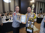 Polresta Sidoarjo Raih Tiga Penghargaan Kapolda Jatim