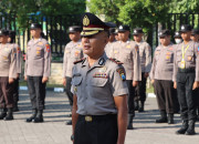 Kapolres Nganjuk Pimpin Upacara Kenaikan Pangkat Pengabdian Dan Membuka  Latja Siswa Diktuk Ba Gelombang I T.a. 2024