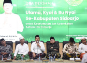 Pemkab Sidoarjo Gelar Doa Bersama Kyai Dan Ulama