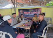 Jumat Curhat Polsek Tanggulangin, Jaga Kamtibmas Jelang Pilkada Serentak 