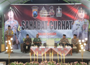 Polresta Sidoarjo Gelar Sahabat Curhat Di Prambon