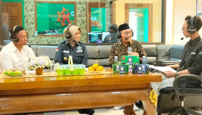 Polres Nganjuk Bersama Radio Cakra Krisna Gelar Talk Show Sambut Hani 
