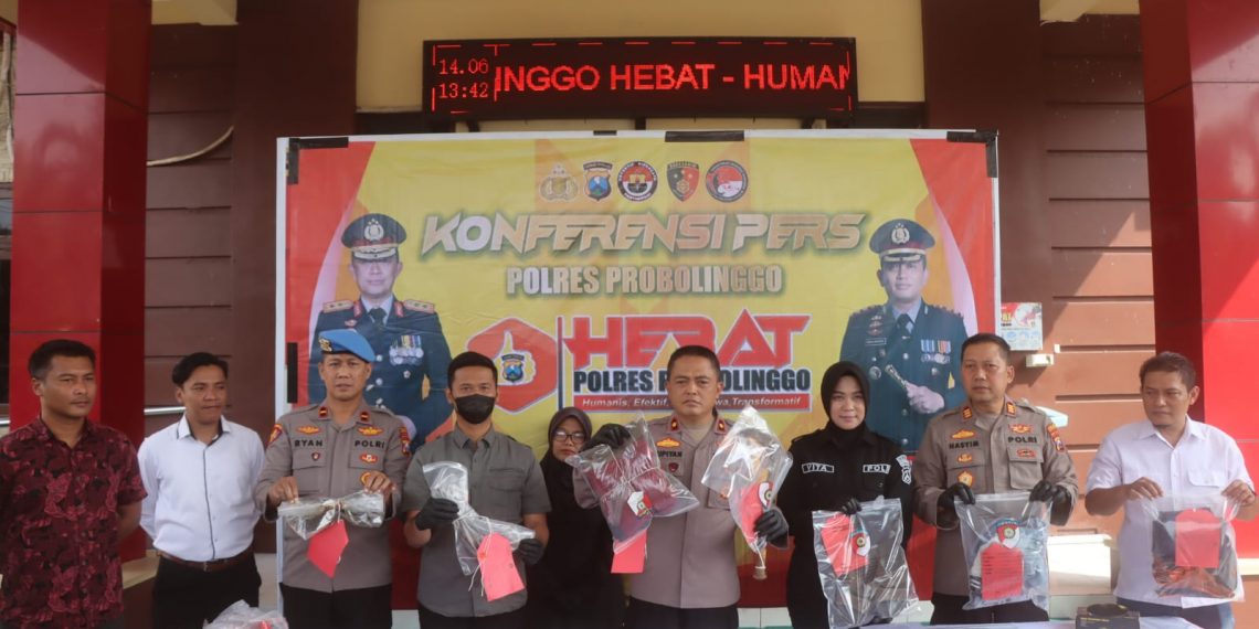 Polres Probolinggo Berhasil Ungkap Dua Kasus Pembunuhan Amankan Dua Tersangka