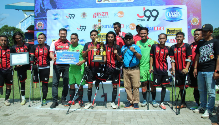 Pj. Wali Kota Malang Apresiasi Turnamen Sepak Bola Amputasi Kapolresta Malang Kota Cup 2024