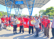 Bantuan Sosial Polwan Polres Nganjuk, Kiprah Polwan Dalam Peringati Hut Bhayangkara Ke – 78 Tahun 2024