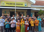 Polsek Mojoanyar Peduli Anak Yatim Piatu, Jelang Peringatan Hut Bhayangkara Ke 78 